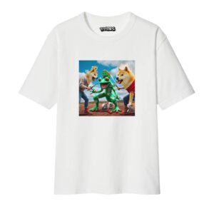 CAMISETA RANDOM DOGE PEPE FIGHTING