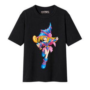 CAMISETA CHICA MAGA OSCURA TOON WORLD