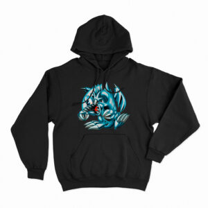 SUDADERA DRAGON BLANCO DE OJOS AZULES TOON WORLD