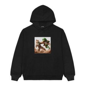 SUDADERA DOGE PEPE FIGHT