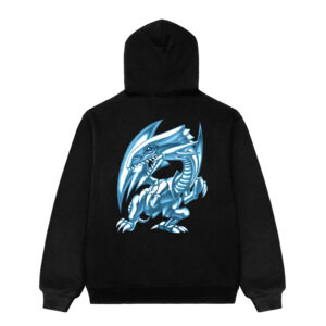 SUDADERA DRAGON BLANCO DE OJOS AZULES